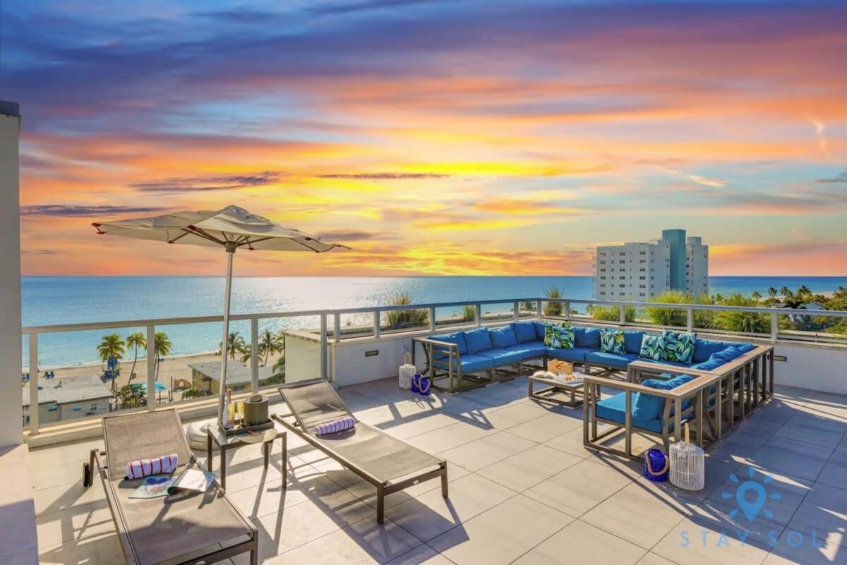 Near Beach - Rooftop Pool - Hot Tub - Broad-Walk Голлівуд Екстер'єр фото